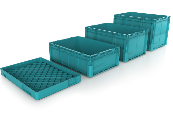 Heavy Duty Storage Boxes Ireland, Stackable Plastic Box