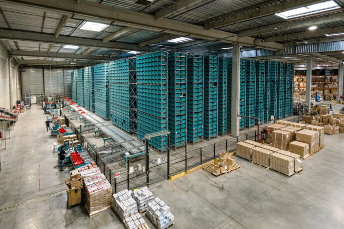 Exotec - racks full oblique view