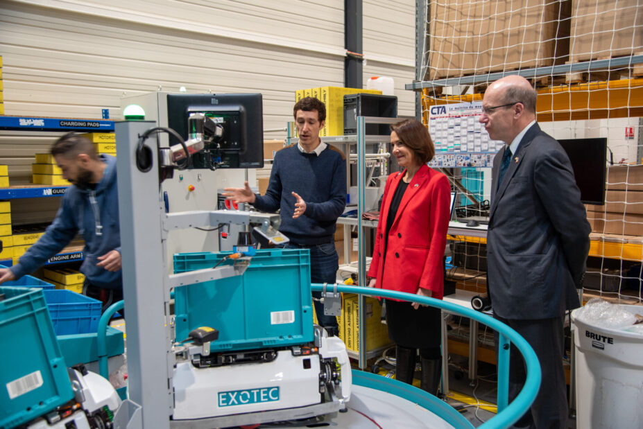 L'ambassadrice US chez Exotec | Exotec