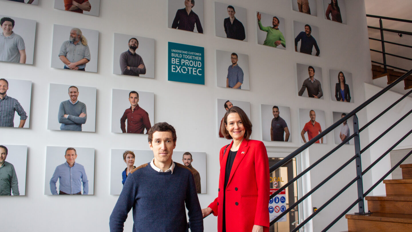 US Ambassador to France Visits Exotec French HQ Exotec