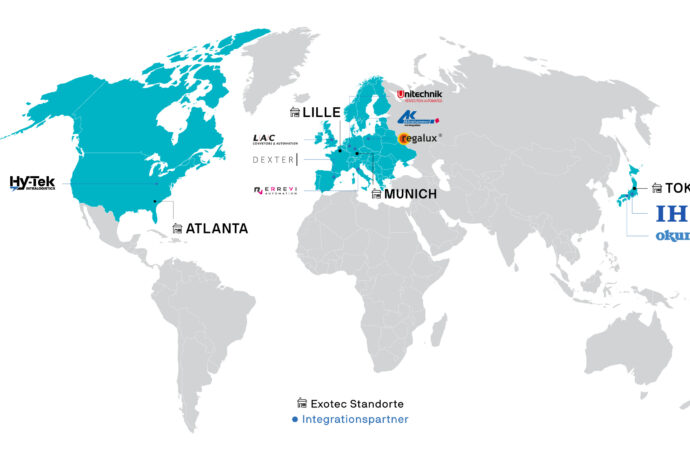 Integratoren Partner Exotec weltweit