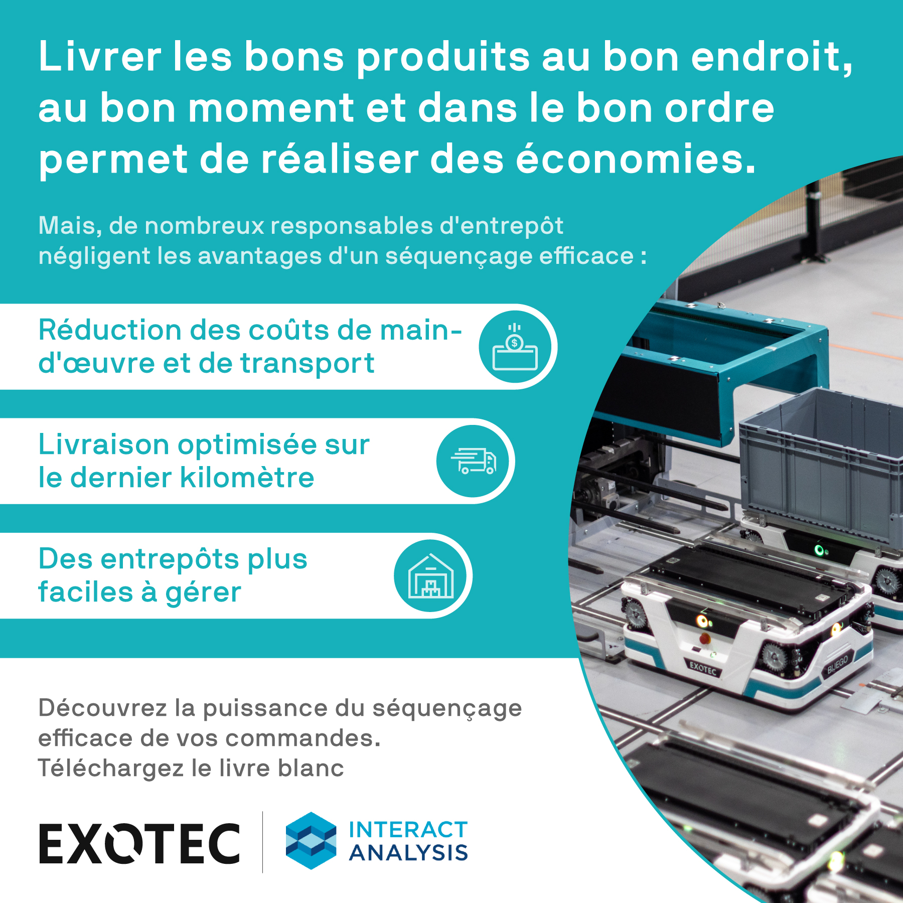 Séquencer les commandes pour un timing parfait | Exotec
