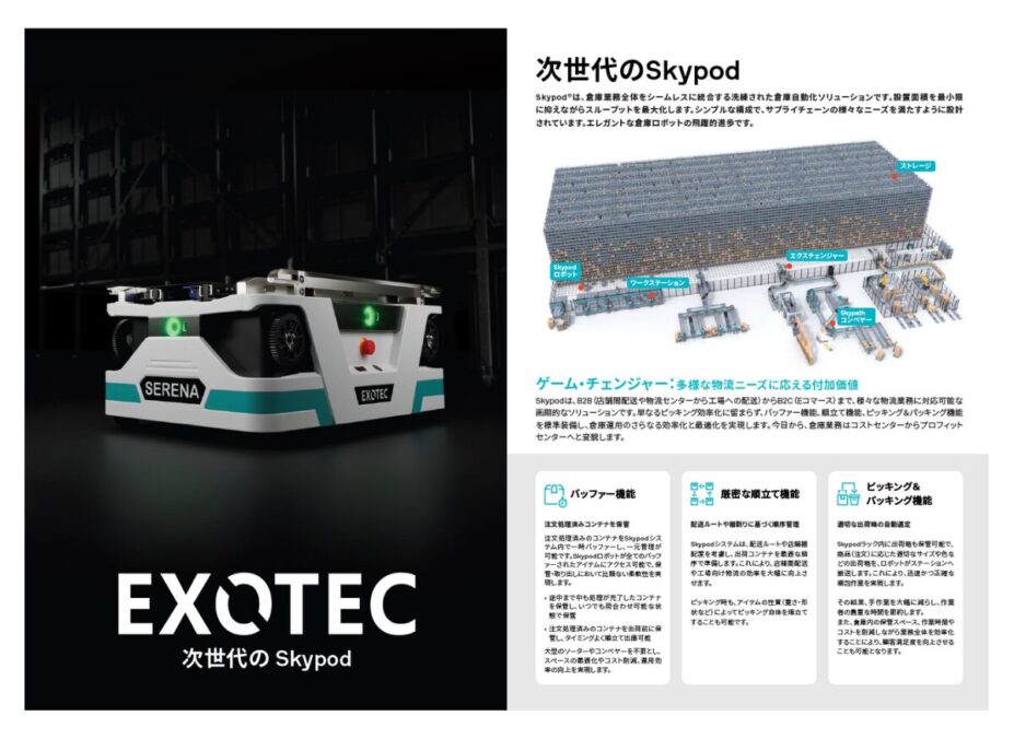 Skypod製品カタログ | Exotec