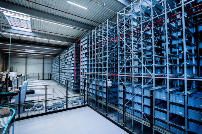 Exotec Skypod System - Lyreco Vottem